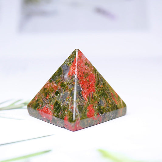 Unakite Pyramid Crystal