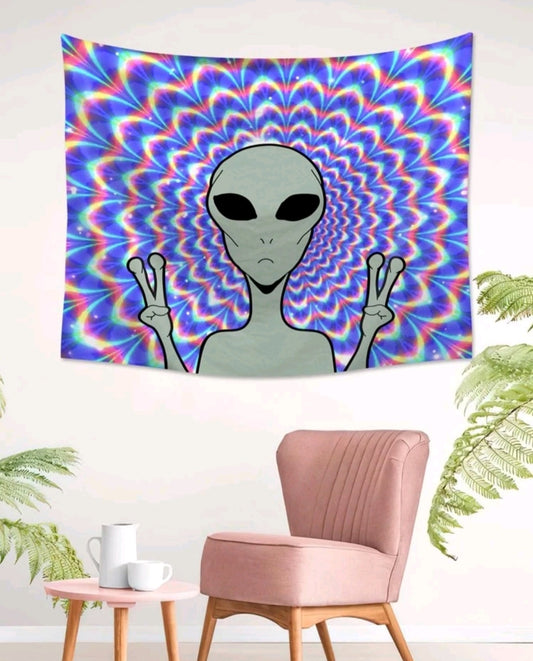 Alien psychadelic tapesty