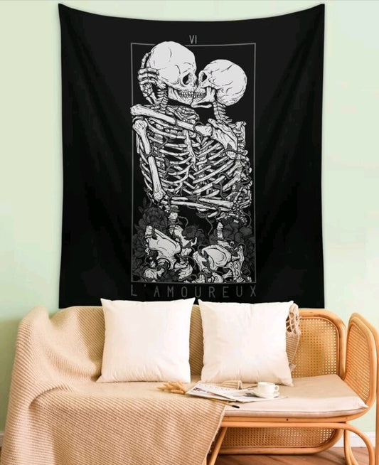 Skeleton Wall Tapestry